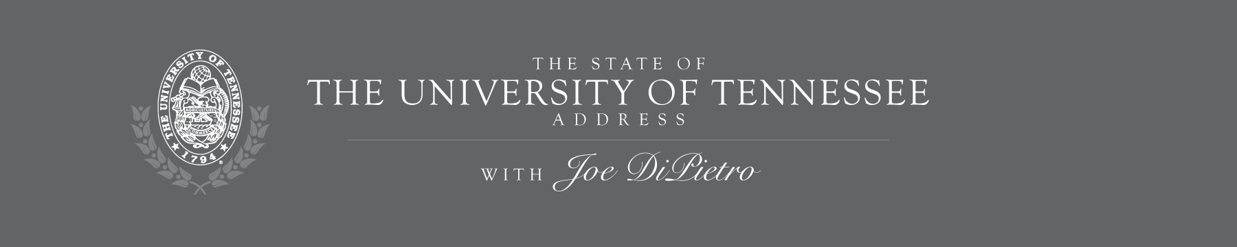 The State of the University Address with Joe DiPietro