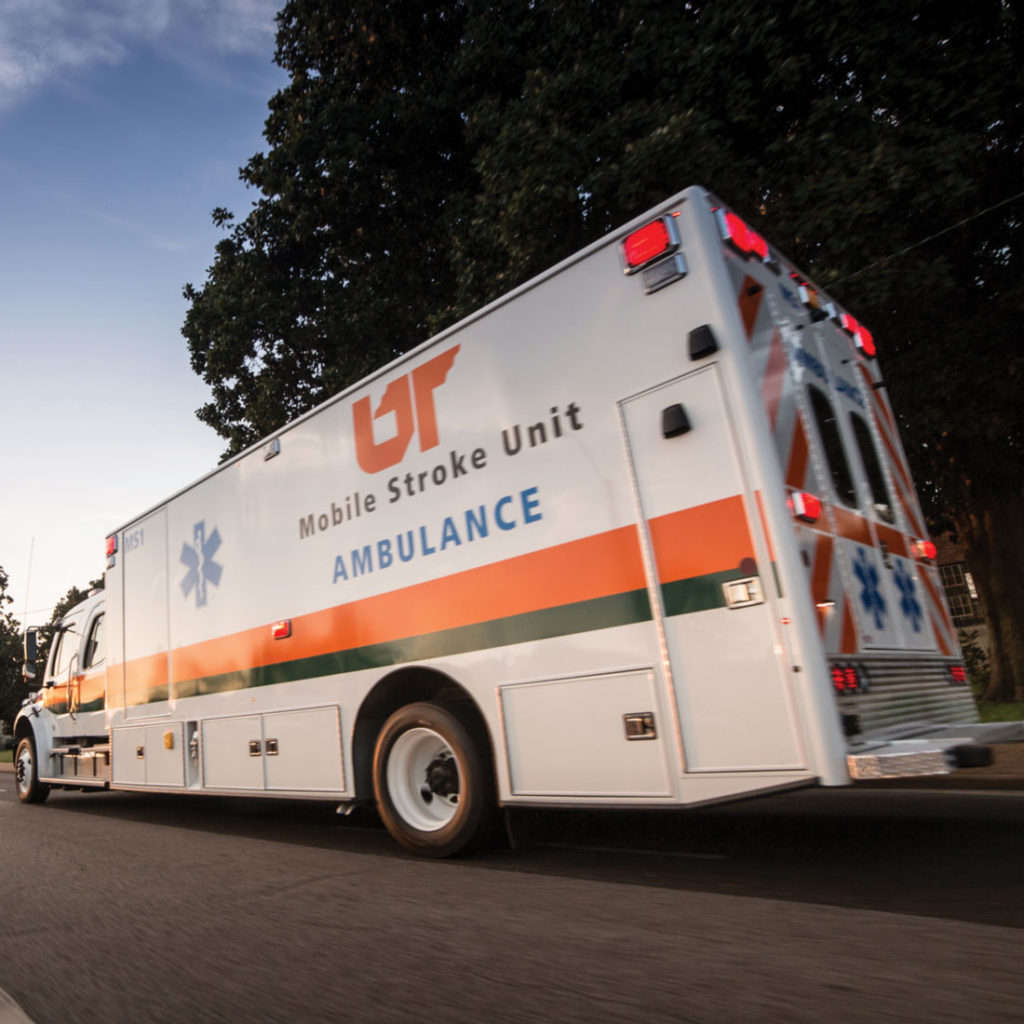 The UT Mobile Stroke Unit Ambulance