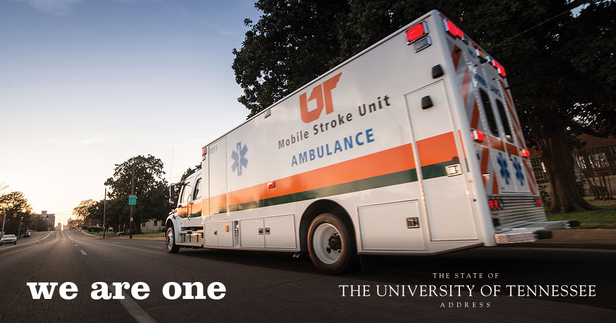 UTHSC's mobile stroke ambulance speeds through downtown Memphis