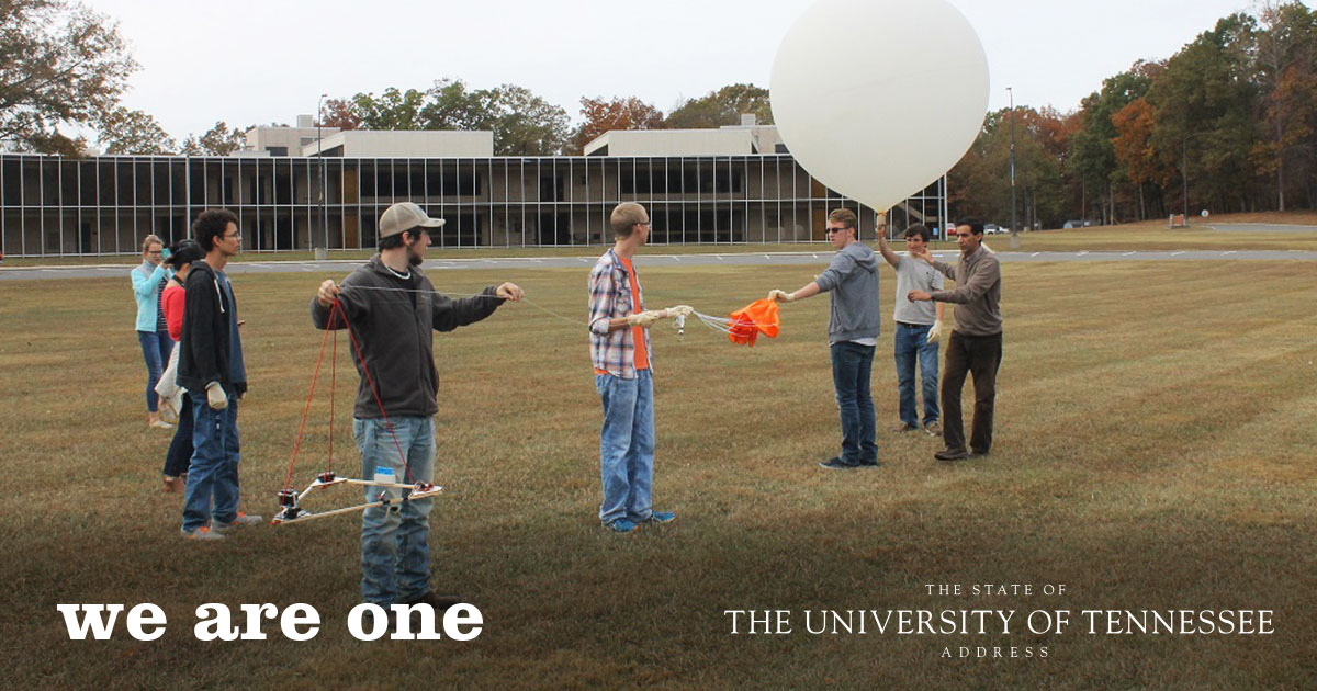 Weather Balloon launch at UTSI