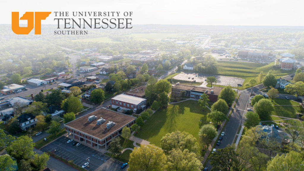 Aerial view of the UT Southern campus