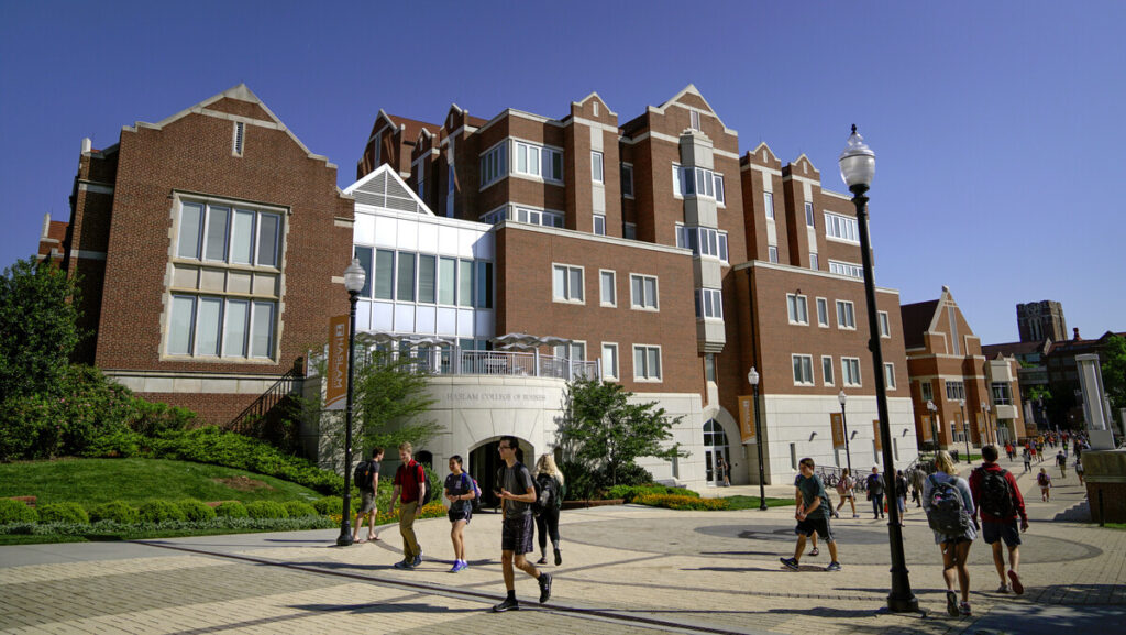Exterior photo of James A. Haslam II Business Building. Photo by Patrick Murphy-Racey