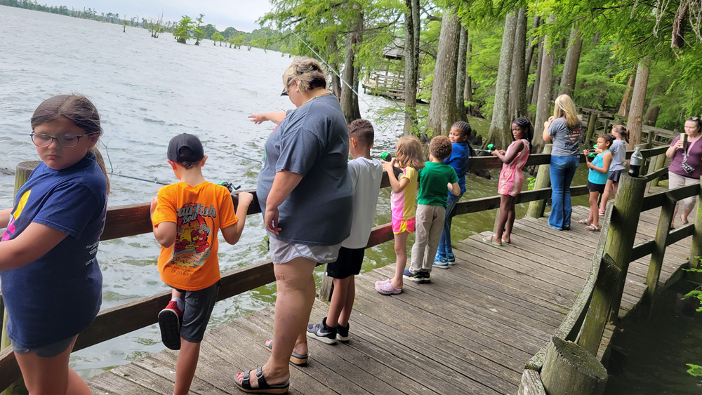 Lake County 4-H has experienced a resurgence thanks to the funding and hiring of UT Extension agent Maggie Goodman, who plans events like fishing at Reelfoot Lake.