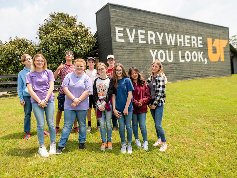 Everywhere You Look, UT mural painted on a barn at Lone Oaks Farm in Middleton, Tenn., in Hardeman County, May 13, 2022.