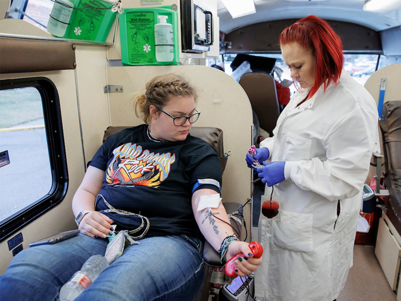 UT Martin partnered with Lifeline Blood Services to support a blood drive on Nov. 15, 2022.