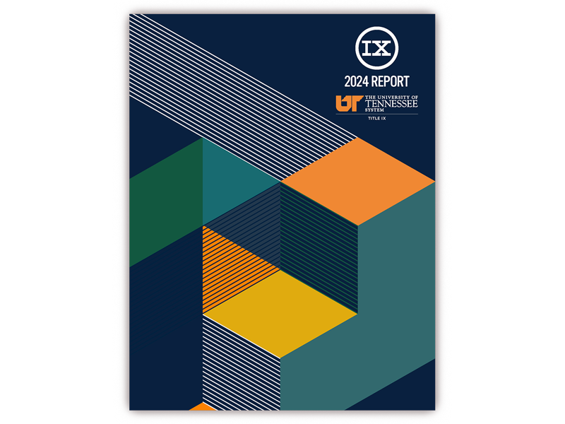 Image of the 2024 Annual Title IX Report cover.