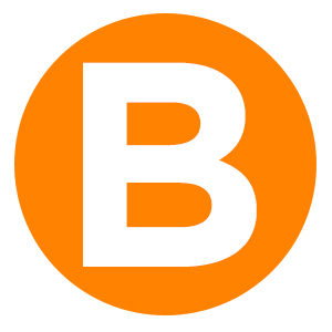 Letter B representing the Bold and Impactful value