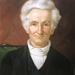 Painted portrait of Charles Coffin