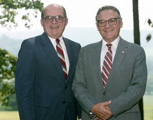 Joe Johnson and Ed Boling standing together for a photo.