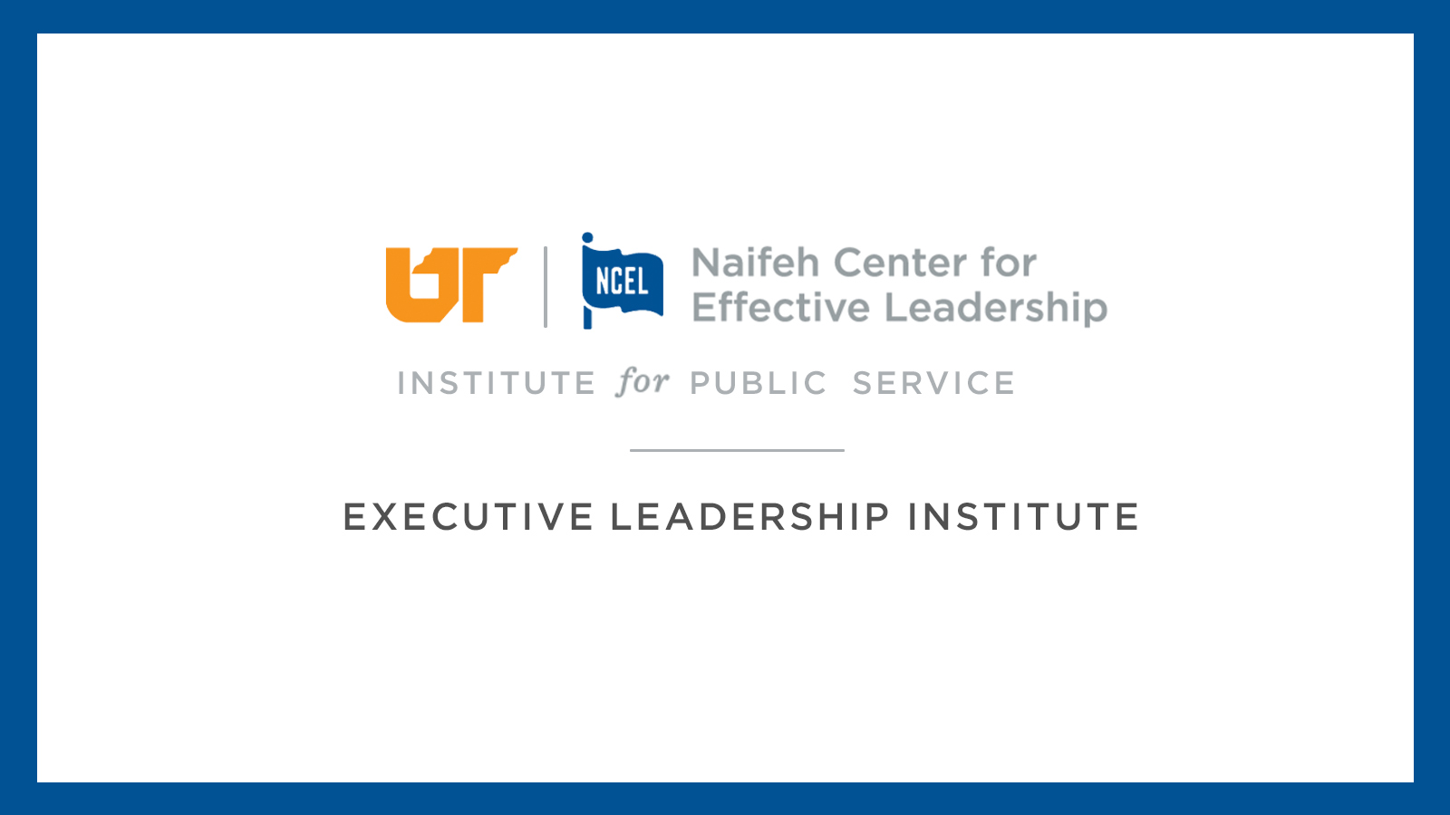 Fifth Cohort Selected for UT Executive Leadership Institute