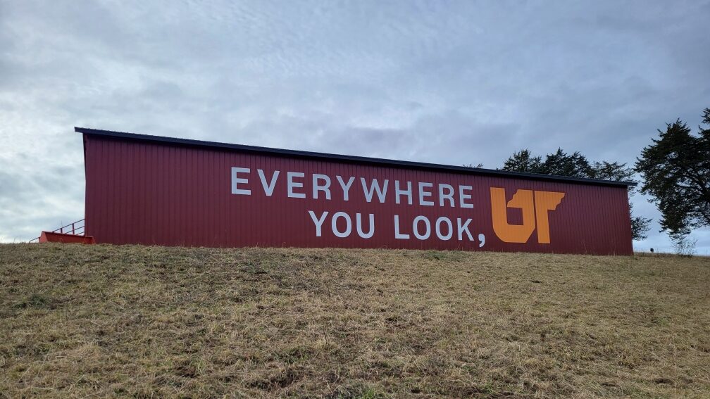Family Barn in Tazewell Displays Loyalty to UT with 50th Mural in the Everywhere You Look, UT Campaign
