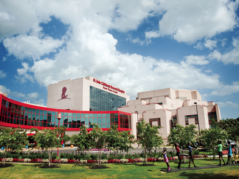 Snapshot of the St. Jude campus.