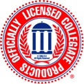 officially licensed collegiate products red emblem.