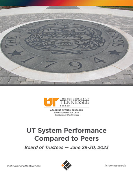 UT System Performance Compared to Peers – June 2023