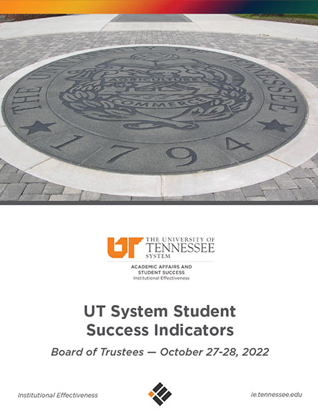 UT System Student Success Indicators – October 2022