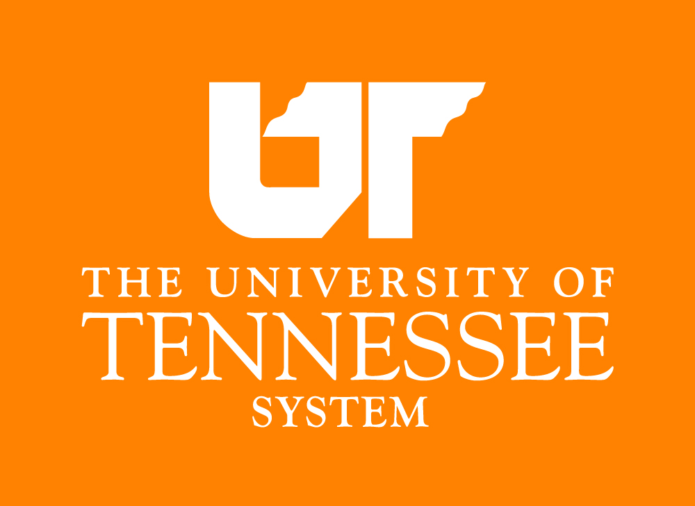 The UT System logo, with orange background, and white icon and text.