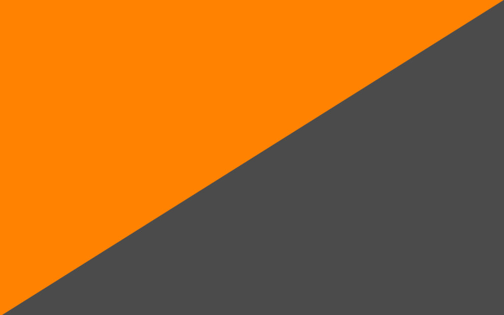 Rectangle, half UT orange, half Smoky Gray.