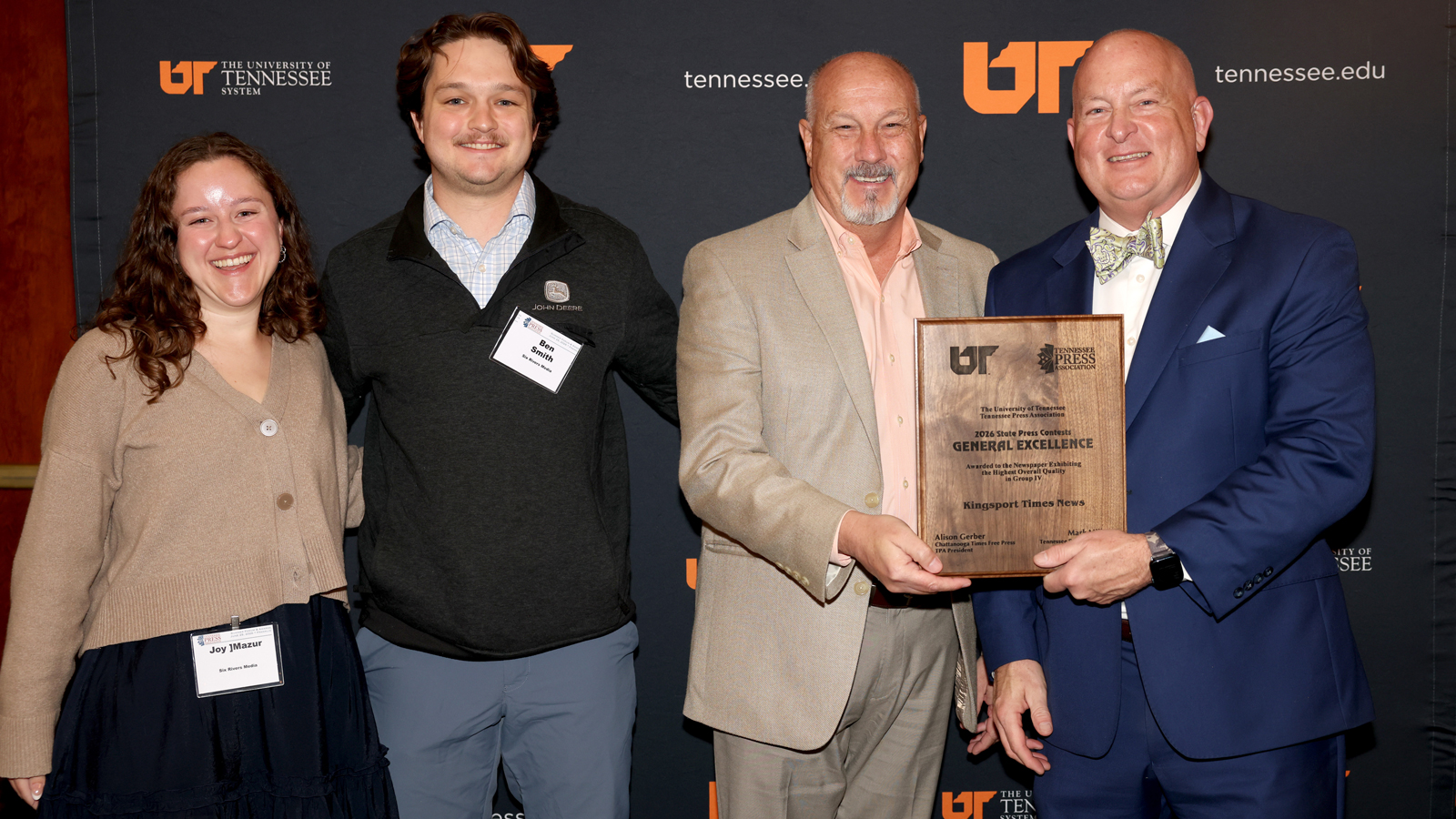 UT System Joins Tennessee Press Association in Honoring Top Journalism Across State 
